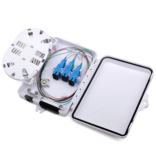 Indoor Outlet FTTH Mini 2 4 6 Core Fiber Optic Termination Box